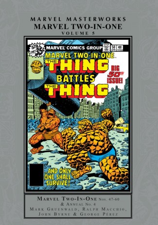 MARVEL MASTERWORKS MARVEL TWO IN ONE VOLUME 5 HARDCOVER