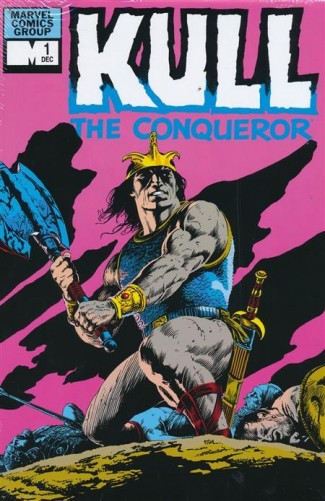 KULL THE CONQUEROR THE ORIGINAL MARVEL YEARS OMNIBUS HARDCOVER JOHN BOLTON DM COVER