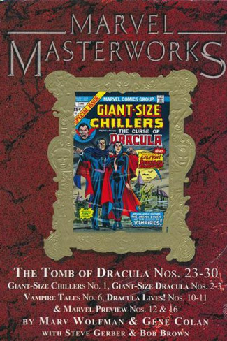 MARVEL MASTERWORKS THE TOMB OF DRACULA VOLUME 3 DM VARIANT #349 EDITION HARDCOVER