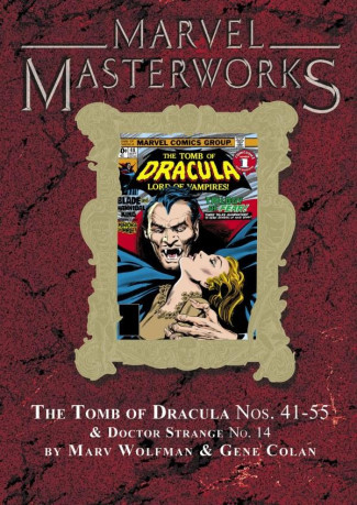 MARVEL MASTERWORKS THE TOMB OF DRACULA VOLUME 5 HARDCOVER DM VARIANT 386 EDITION