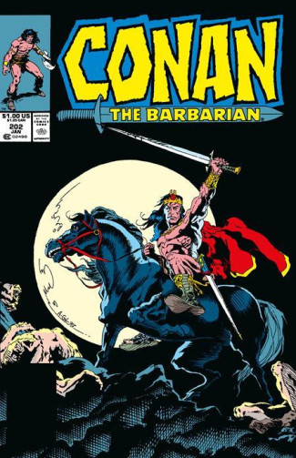CONAN THE BARBARIAN THE ORIGINAL COMICS OMNIBUS VOLUME 8 HARDCOVER ARMANDO GIL DM VARIANT COVER