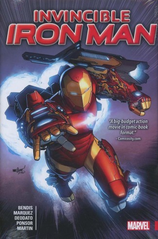 INVINCIBLE IRON MAN BY BRIAN MICHAEL BENDIS HARDCOVER