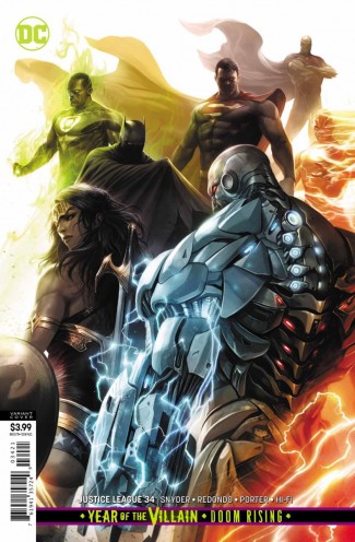 JUSTICE LEAGUE #34 (2018 SERIES) CARD STOCK VARIANT