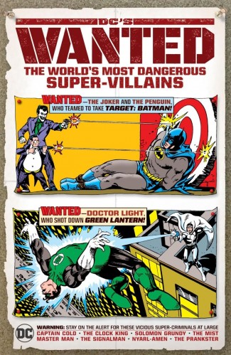 DCS WANTED WORLDS MOST DANGEROUS SUPERVILLAINS HARDCOVER
