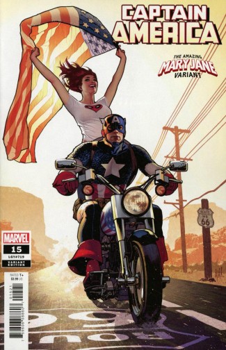 CAPTAIN AMERICA #15 (2018 SERIES) HUGHES MARY JANE VARIANT