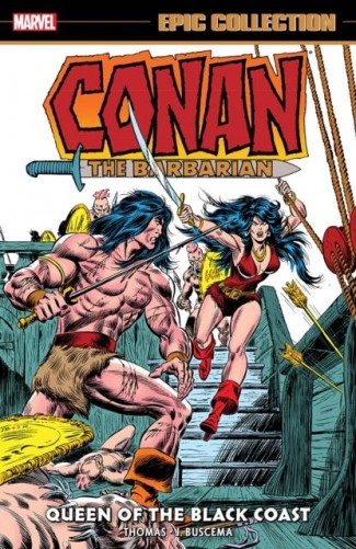 CONAN THE BARBARIAN THE ORIGINAL MARVEL YEARS EPIC COLLECTION QUEEN OF THE BLACK COAST GRAPHIC NOVEL