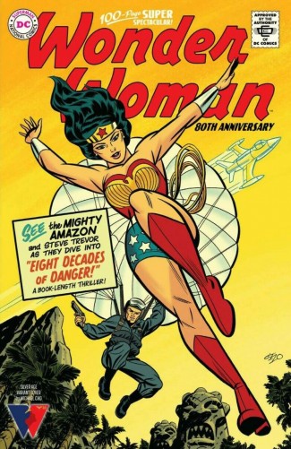 WONDER WOMAN 80TH ANNIVERSARY 100-PAGE SUPER SPECTACULAR #1 COVER G MICHAEL CHO SILVER AGE