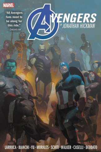 AVENGERS BY JONATHAN HICKMAN OMNIBUS VOLUME 2 HARDCOVER ESAD RIBIC COVER