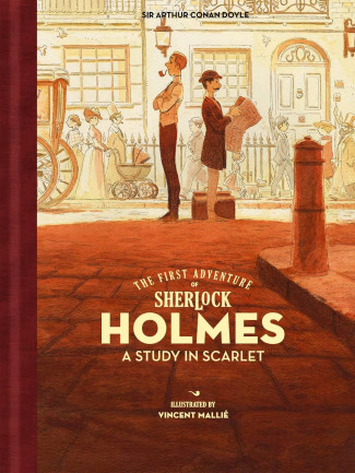 FIRST ADVENTURES SHERLOCK HOLMES STUDY IN SCARLET HARDCOVER