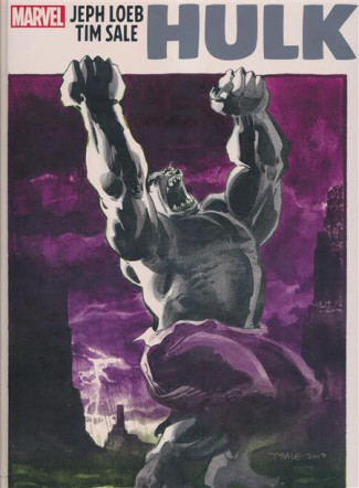 JEPH LOEB AND TIM SALE HULK GALLERY EDITION HARDCOVER DM VARIANT COVER