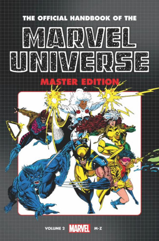 OFFICIAL HANDBOOK OF THE MARVEL UNIVERSE MASTER EDITION OMNIBUS VOLUME 2 HARDCOVER X-MEN DM VARIANT COVER
