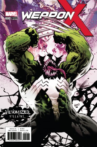 WEAPON X #8 (2017 SERIES) VENOMIZED WEAPON H VARIANT
