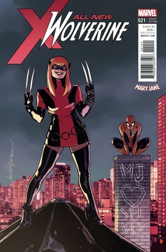 ALL NEW WOLVERINE #21 LOPEZ MARY JANE VARIANT COVER 