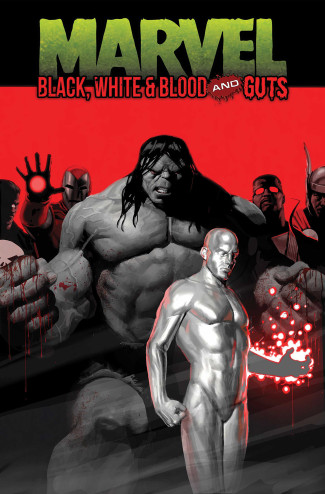 MARVEL BLACK WHITE AND BLOOD AND GUTS GRAPHIC NOVEL