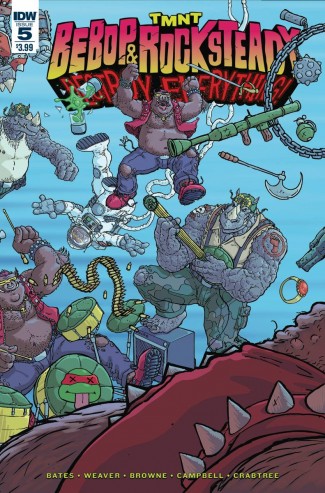 TEENAGE MUTANT NINJA TURTLES BEBOP & ROCKSTEADY DESTROY EVERYTHING #5