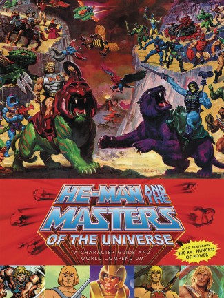 HE-MAN MASTERS UNIVERSE CHARACTER GUIDE AND WORLD COMPENDIUM HARDCOVER 