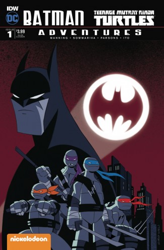 BATMAN TEENAGE MUTANT NINJA TURTLES ADVENTURES #1 SUBSCRIPTION COVER B