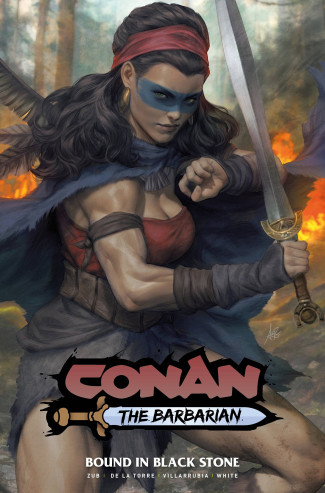 CONAN THE BARBARIAN VOLUME 1 GRAPHIC NOVEL STANLEY ARTGERM DM VARIANT COVER