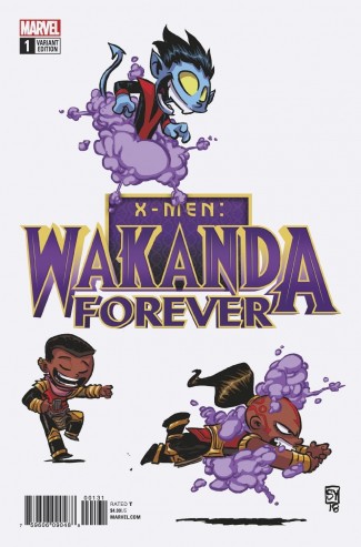 WAKANDA FOREVER X-MEN #1 YOUNG VARIANT