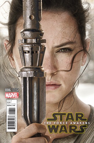 STAR WARS FORCE AWAKENS ADAPTATION #6 1 IN 15 INCENTIVE MOVIE VARIANT COVER