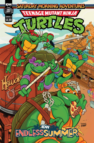 TEENAGE MUTANT NINJA TURTLES SATURDAY MORNING ADVENTURES ENDLESS SUMMER COVER A TANGO