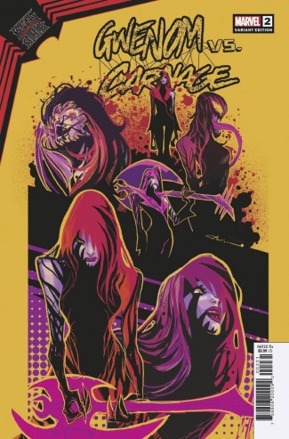 KING IN BLACK GWENOM VS CARNAGE #2 FLAVIANO 1 IN 10 DESIGN VARIANT