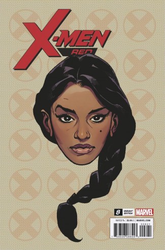 X-MEN RED #8 CHAREST HEADSHOT 1 IN 10 INCENTIVE VARIANT 