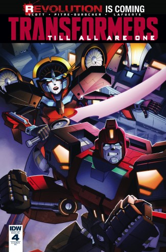 TRANSFORMERS TILL ALL ARE ONE #4 1 IN 10 INCENTIVE VARIANT COVER