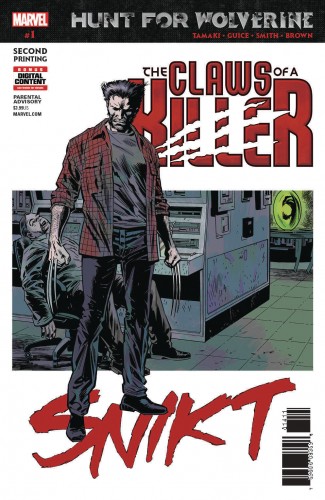 HUNT FOR WOLVERINE CLAWS OF KILLER #1 2ND PRINTING
