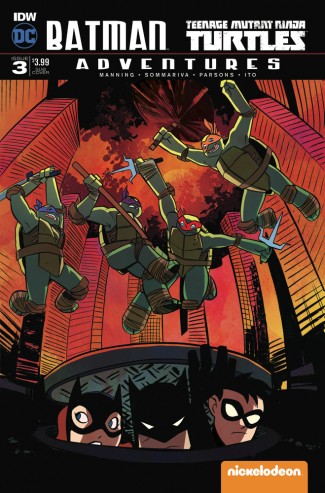 BATMAN TEENAGE MUTANT NINJA TURTLES ADVENTURES #3 SUBSCRIPTION COVER