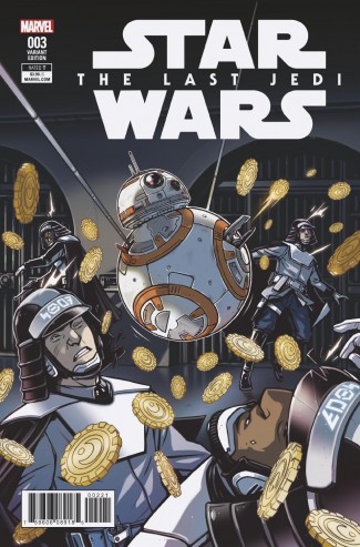 STAR WARS LAST JEDI ADAPTATION #3 WIJNGAARD 1 IN 25 INCENTIVE VARIANT 