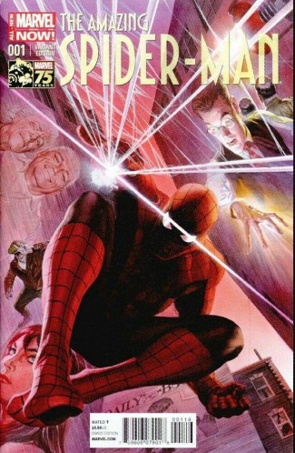 AMAZING SPIDER-MAN #1 (2014 SERIES) ALEX ROSS 1 IN 75 INCENTIVE