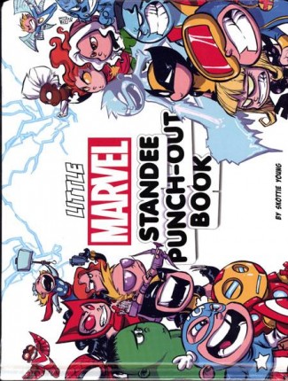 LITTLE MARVEL STANDEE PUNCH OUT BOOK HARDCOVER