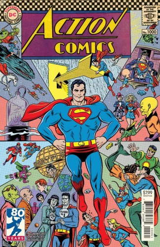 ACTION COMICS #1000 1960S VARIANT BY MICHAEL ALLRED