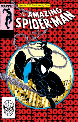 AMAZING SPIDER-MAN MICHELINIE MCFARLANE OMNIBUS DM VARIANT HARDCOVER (ASM #300 COVER INCLUDED)