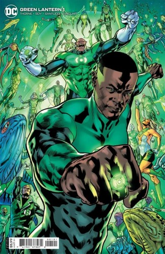 GREEN LANTERN #1 (2021 SERIES) BRYAN HITCH CARD STOCK VARIANT