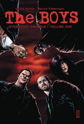 THE BOYS OVERSIZED OMNIBUS VOLUME 1 HARDCOVER SIGNED BY GARTH ENNIS EDITION