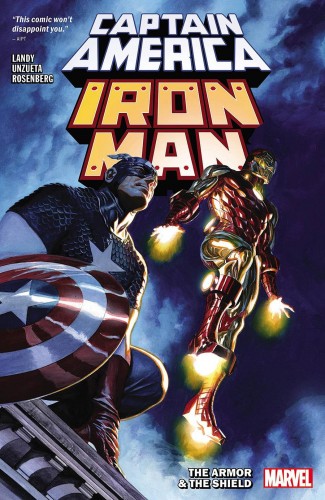 CAPTAIN AMERICA IRON MAN ARMOR AND SHIELD GRAPHIC NOVEL