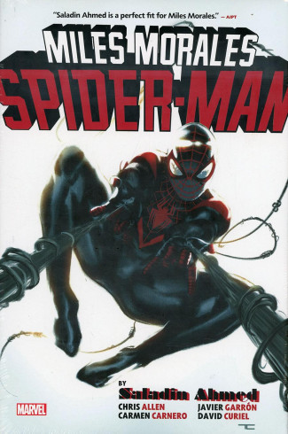 MILES MORALES SPIDER-MAN BY SALADIN AHMED OMNIBUS HARDCOVER DM VARIANT TAURIN CLARKE COVER