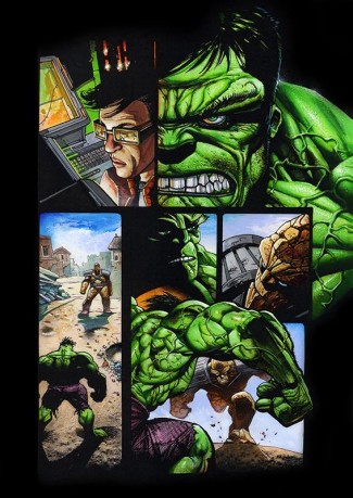 Simon Bisley Original Art Incredible Hulk #620 Page 1