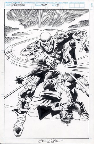 GENE COLAN ORIGINAL ART - DAREDEVIL #367 PAGE 4 Marvel Comics (1997)