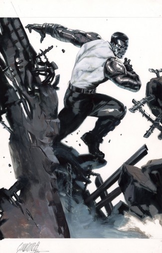 GABRIELLE DELL'OTTO ORIGINAL COMIC ART - CABLE AND X-FORCE #3 VARIANT COVER 