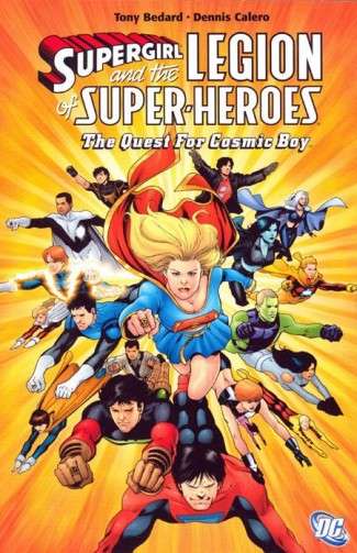 SUPERGIRL AND THE LEGION OF SUPER HEROES THE QUEST FOR COSMIC BOY GRAPHIC NOVEL