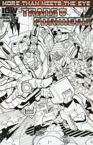 TRANSFORMERS MORE THAN MEETS THE EYE #3 1 IN 10 INCENTIVE VARIANT COVER