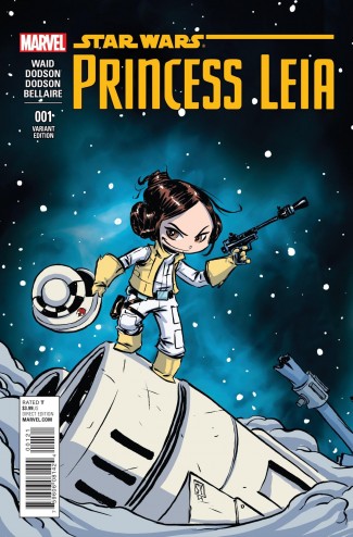 PRINCESS LEIA #1 SKOTTIE YOUNG BABY VARIANT COVER