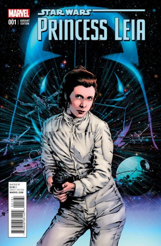 PRINCESS LEIA #1 CASSASY 1 IN 25 GUICE INCENTIVE VARIANT COVER