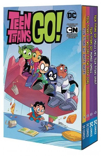 TEEN TITANS GO VOLUME 1-4 BOX SET GRAPHIC NOVELS
