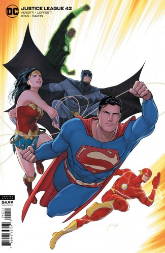 JUSTICE LEAGUE #42 (2018 SERIES) CARD STOCK VARIANT