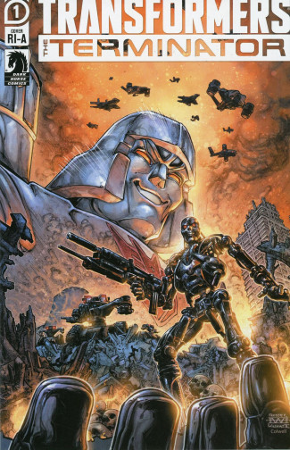 TRANSFORMERS VS THE TERMINATOR #1 FREDDIE WILLIAMS II 1 IN 10 INCENTIVE VARIANT