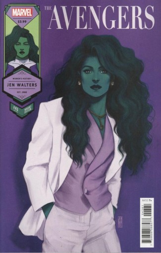 AVENGERS #43 (2018 SERIES) BARTEL SHE-HULK WOMENS HISTORY MONTH VARIANT